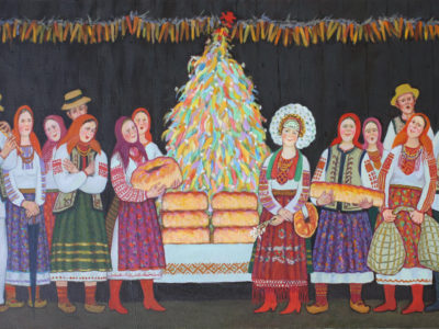 Юрій Лесюк. Ключівські. Полотно, олія, 60х110, 2017 рік